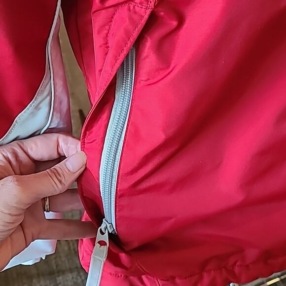 Women's Colombia Red White Ski‎ Jacket Coat Size XL Interior Pockets EUC - Picture 4 of 13